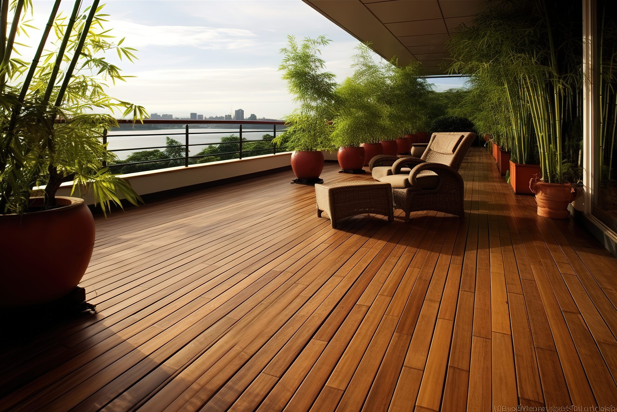 iron wood decking flooring